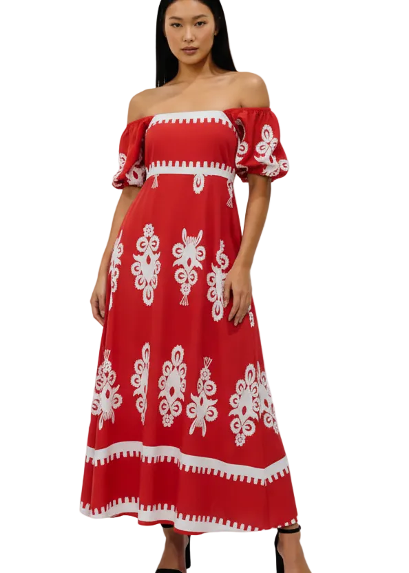 AMALFI SUNSET DRESS BY CINDY & SAMI