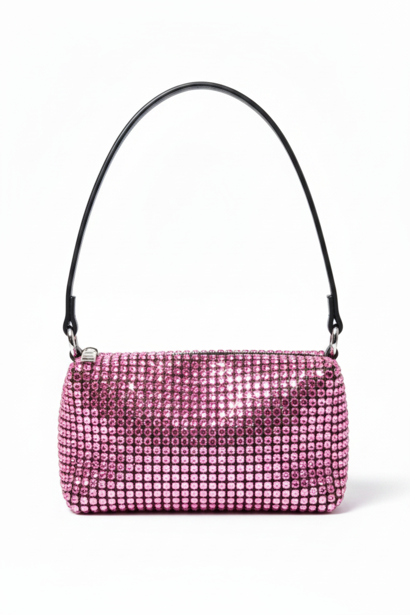 Crystal Glam Top Handle Bag by Runway Secrets