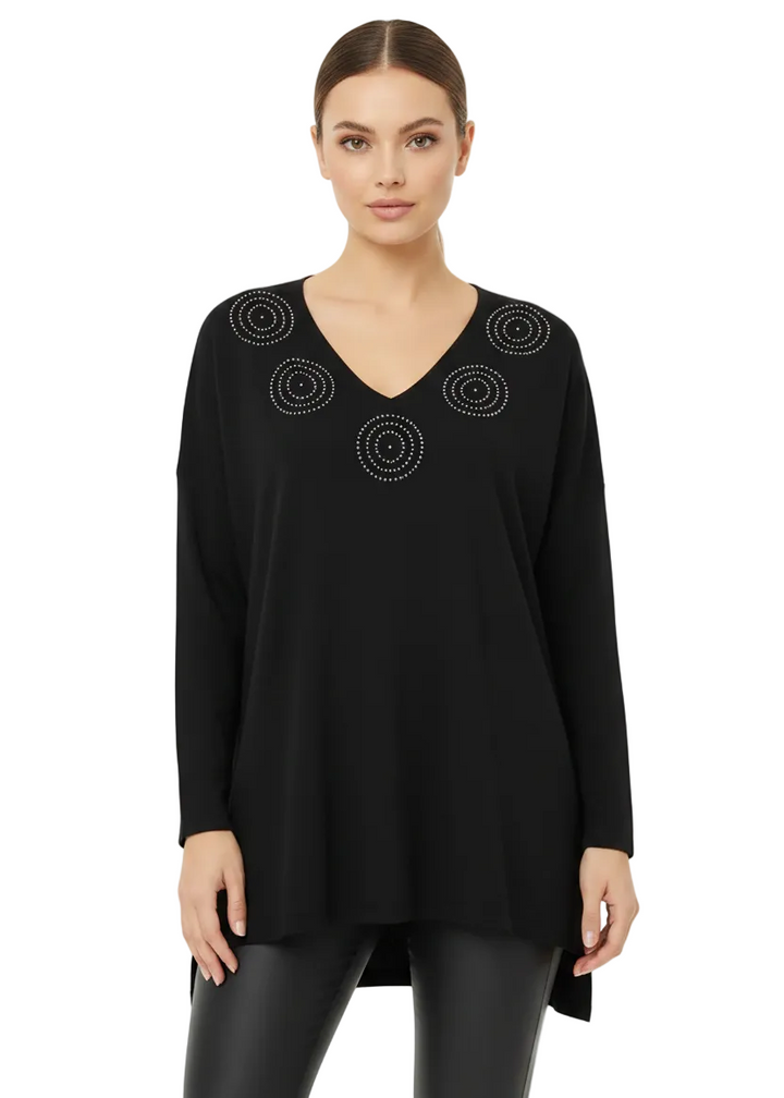 CELESTIAL STUD KNIT TOP – BY CINDY & SAMI