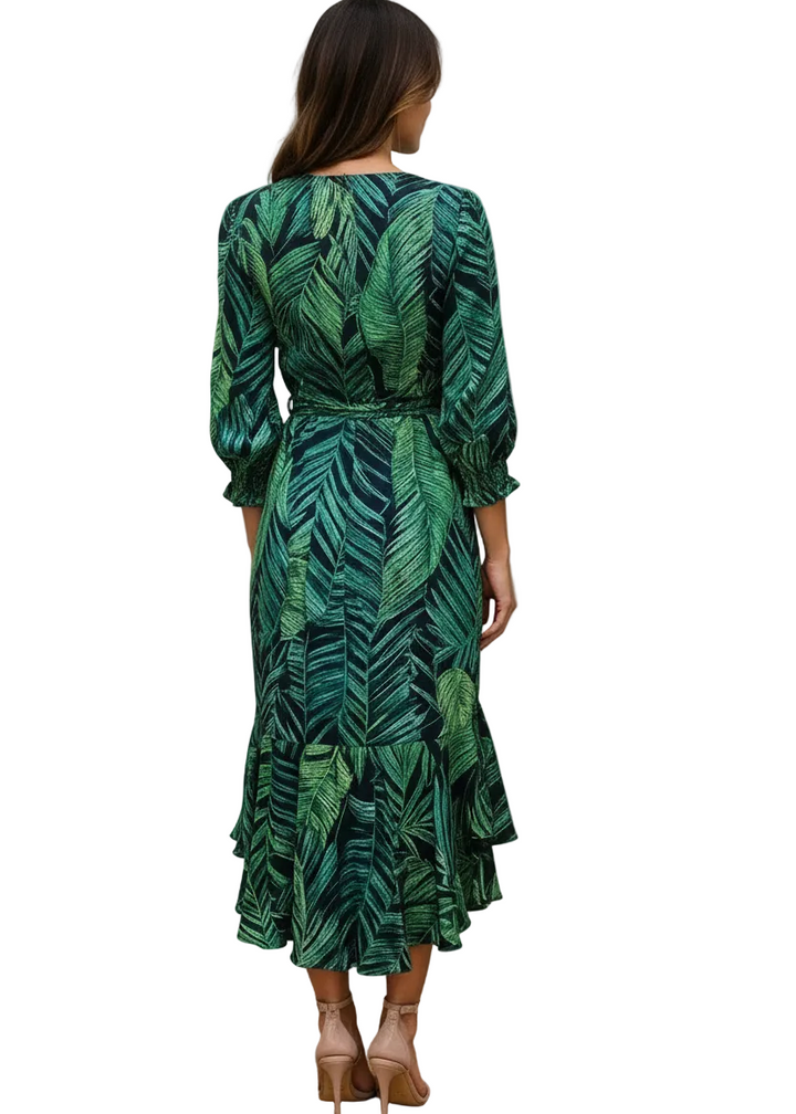 JUNGLE WRAP DRESS BY SAMBARA
