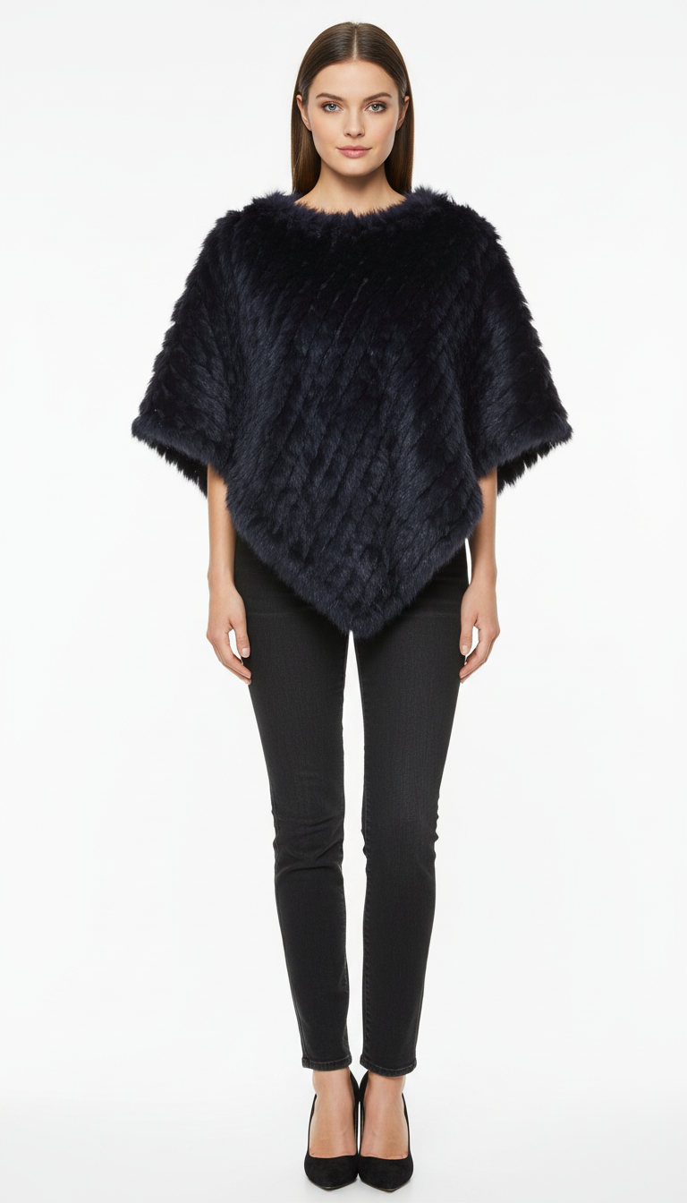 FUR PONCHO