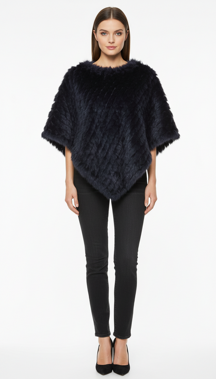 FUR PONCHO