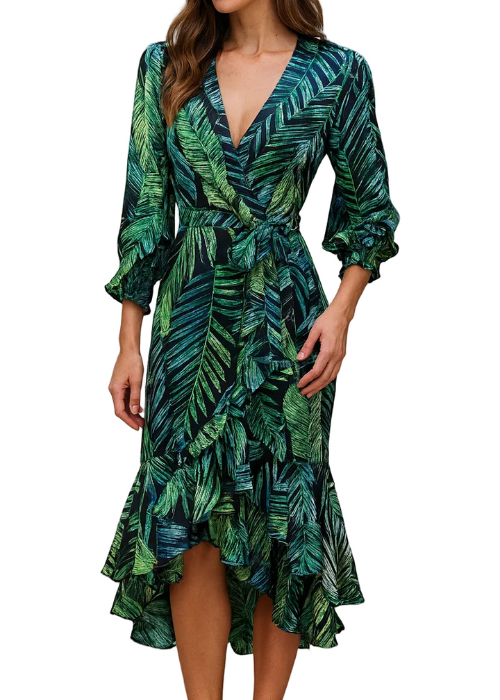 JUNGLE WRAP DRESS BY SAMBARA