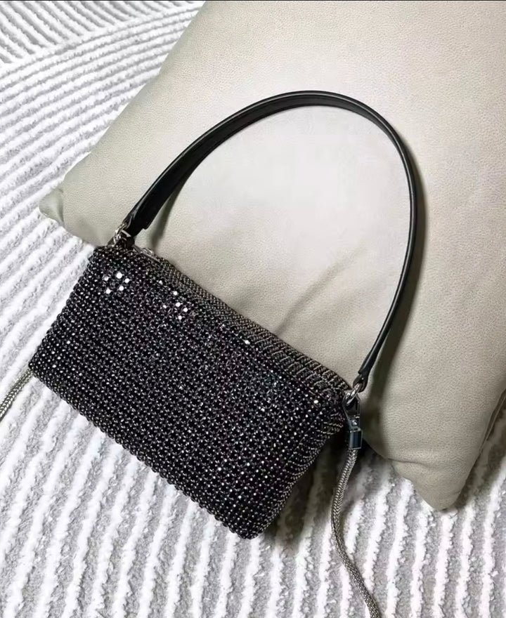 Crystal Glam Top Handle Bag by Runway Secrets