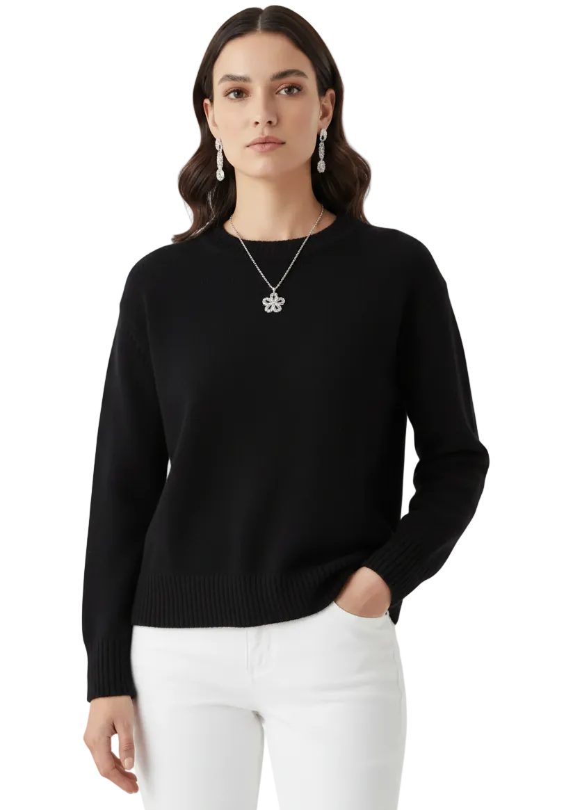 CREW NECK MERINO KNIT