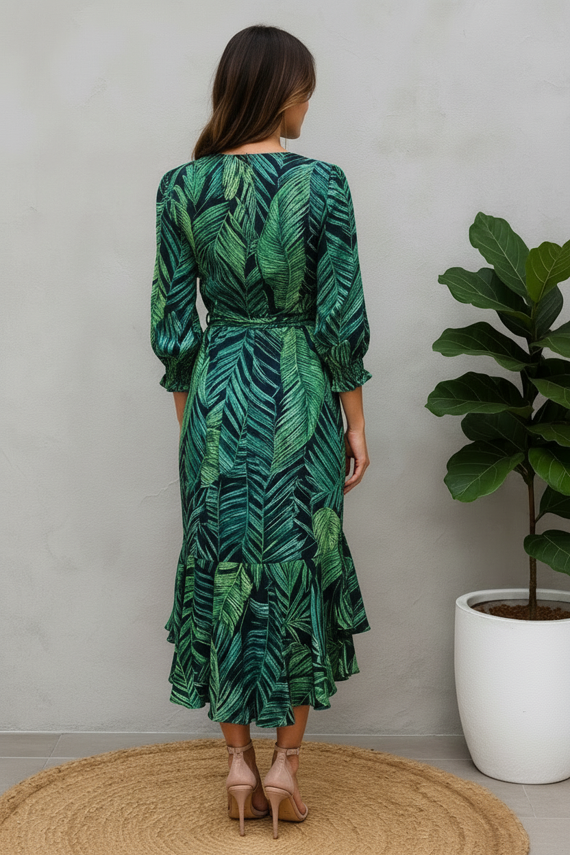 JUNGLE WRAP DRESS BY SAMBARA