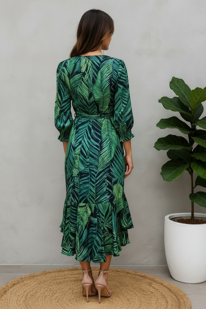 JUNGLE WRAP DRESS BY SAMBARA