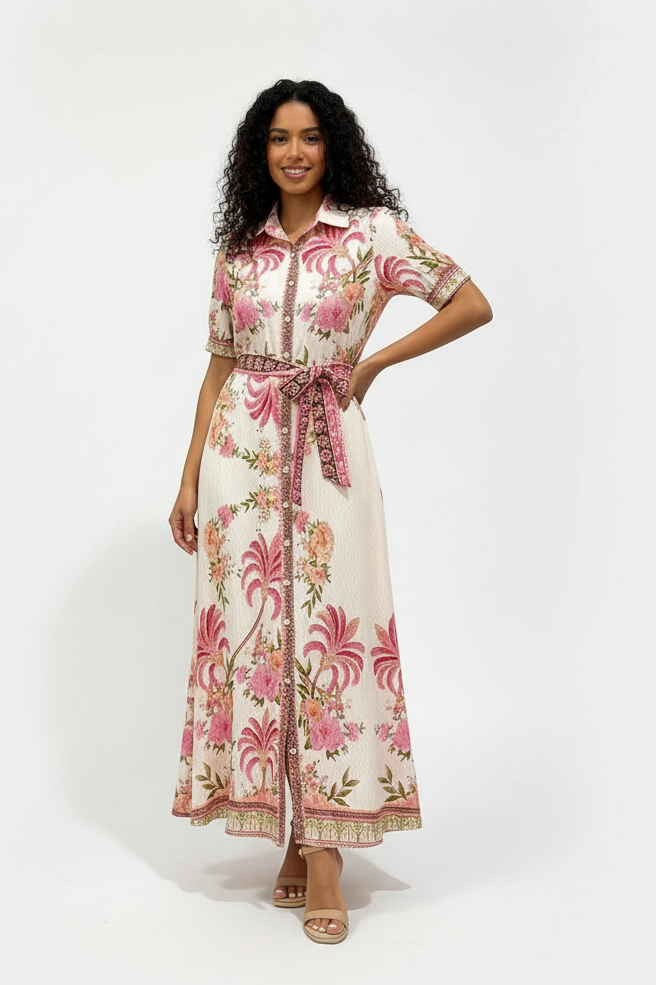 TROPICAL PRINT DRESS BY SAMBARA