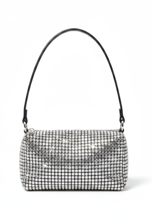 Crystal Glam Top Handle Bag by Runway Secrets