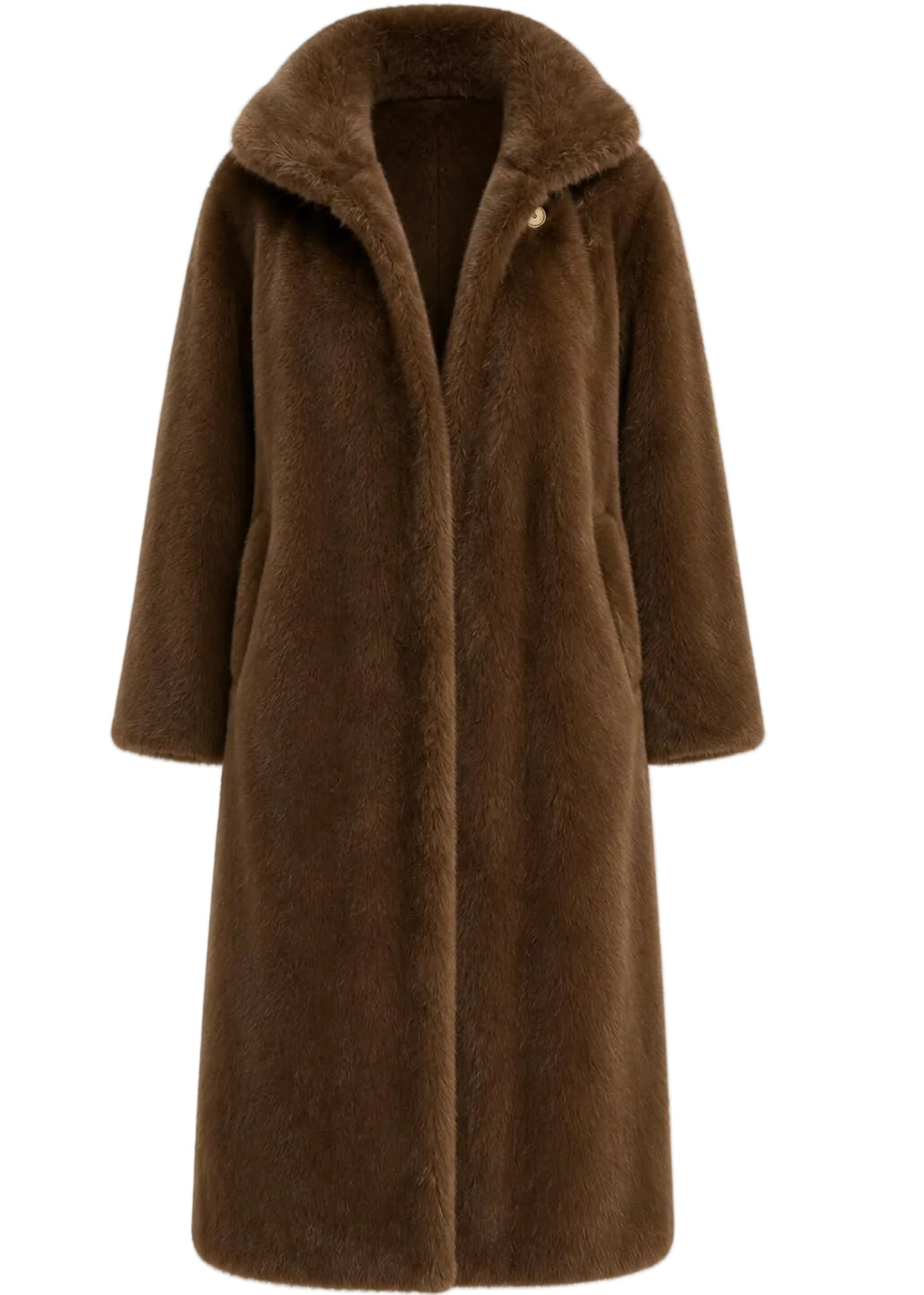 LUXE VELVET FAUX FUR COAT BY FRIA