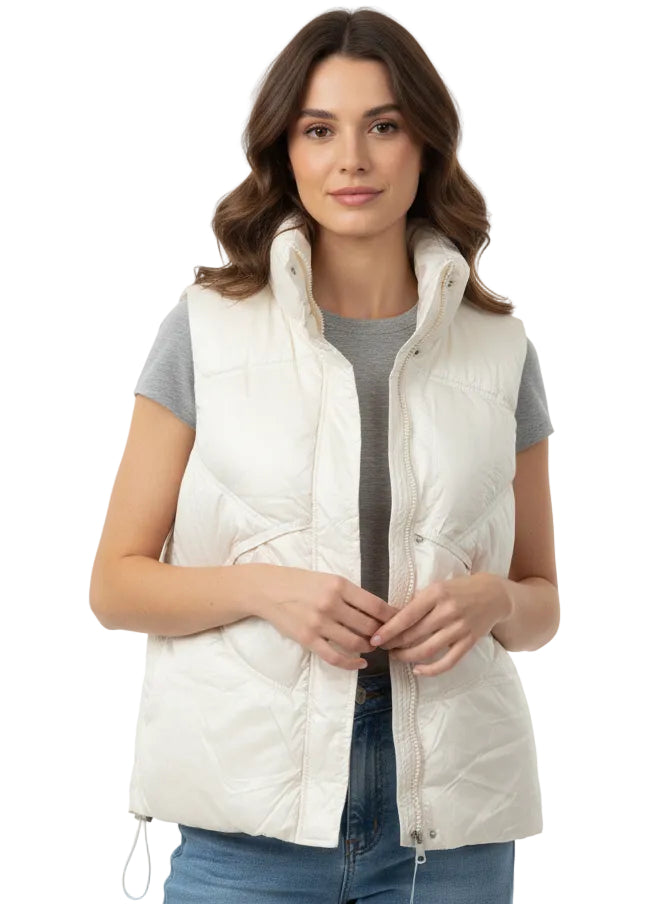 Galaxy Bunny Puffer Vest by Runway Secrets