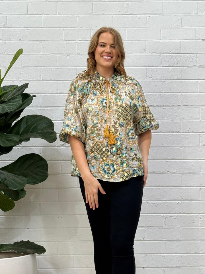 PAISLEY ART TOP