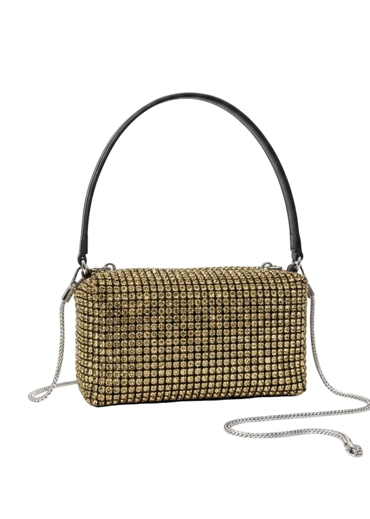 Crystal Glam Top Handle Bag by Runway Secrets