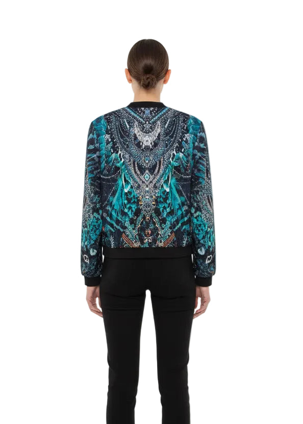 PRINTED BOMBER JACKET BY TUTTI BELLA
