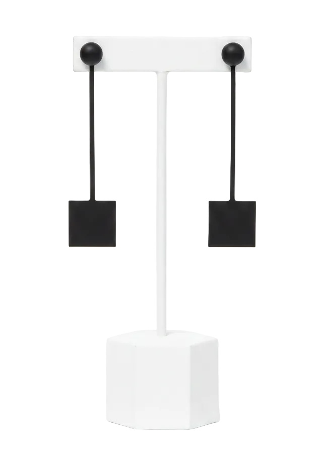 SQUARE DROP EARRINGS