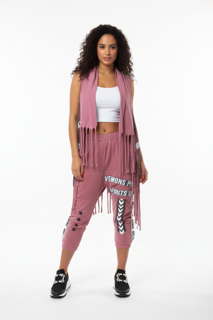 FRINGE VEST BY ANGELA