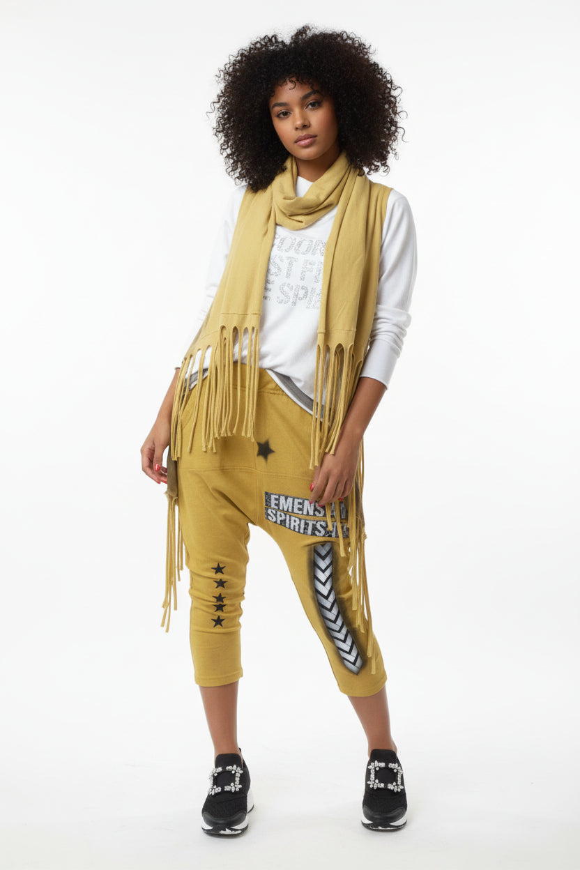 FRINGE PANTS BY ANGELA