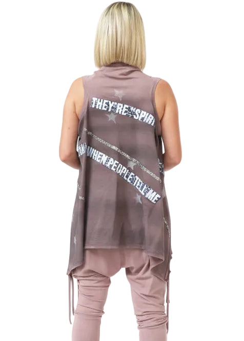 FRINGE VEST BY ANGELA